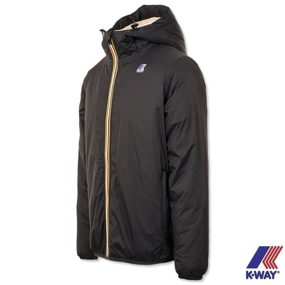 K-Way **NWT** Le Vrai 3.0 Claude Orsetto Unisex Jacket in Black Pure - Picture 6 of 9
